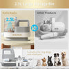 Pet Grooming Kit, 5 In 1 Dog Grooming Kit With 2 Suction Mode, Low Noise Dog Hair Remover, Dog Vacuums For Hair Cleaning For Shedding Small, Medium Pet For Dog Hair At Home